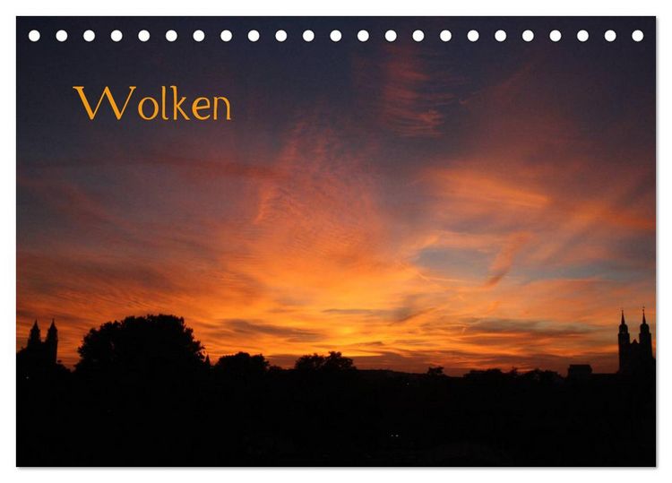 Produktbild: Wolken (Tischkalender 2026 DIN A5 quer), CALVENDO Monatskalender
