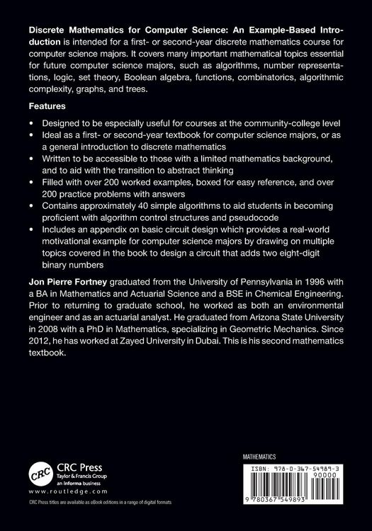 Produktbild: Discrete Mathematics for Computer Science