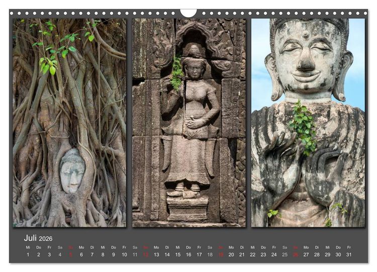 Produktbild: MEDITATION Zeit f&uuml;r mich (Wandkalender 2026 DIN A3 quer), CALVENDO Monatskalender