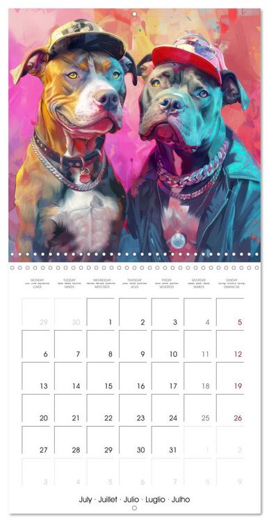 Produktbild: Great Gangster Dogs (Wall Calendar 2026 12 &times; 12 Inch) CALVENDO 12 Month Wall Calendar