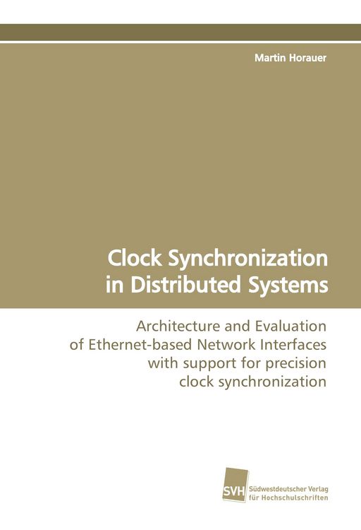 Produktbild: Clock Synchronization in Distributed Systems