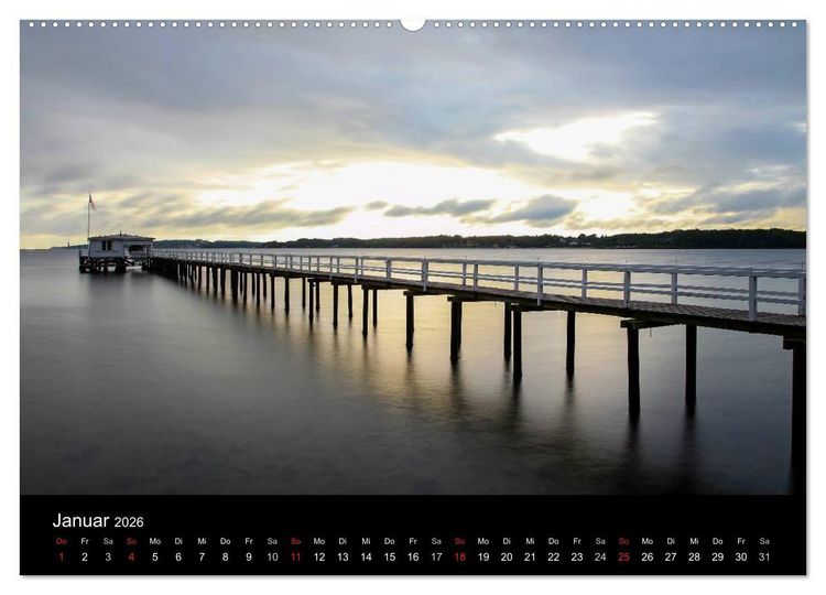 Produktbild: Malerische Kieler F&ouml;rde (hochwertiger Premium Wandkalender 2026 DIN A2 quer), Kunstdruck in Hochglanz