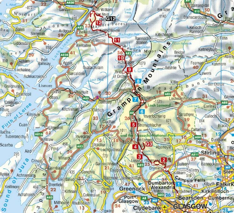 Produktbild: ROTHER Wanderf&uuml;hrer Schottland: West Highland Way. 12 Etappen und 2 Gipfeltouren