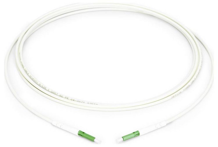 Produktbild: Digitus DK-3901LCA-30 Glasfaser LWL, Glasfaser Anschlusskabel 30 m Wei&szlig;, Gr&uuml;n [1x LC APC-Stecker - 1x LC APC-Stecker] 9/125 &micro; Singlemode