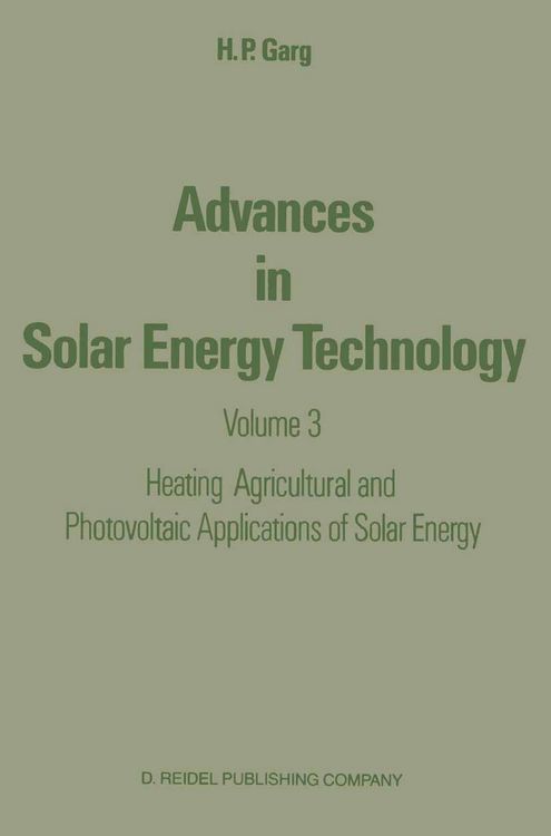 Produktbild: Advances in Solar Energy Technology