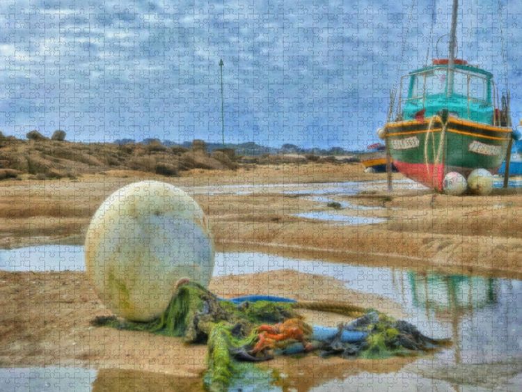 Produktbild: CALVENDO Puzzle Im Rhythmus der Gezeiten | 1000 Teile Lege-Gr&ouml;&szlig;e 64x48cm Foto-Puzzle f&uuml;r gl&uuml;ckliche Stunden