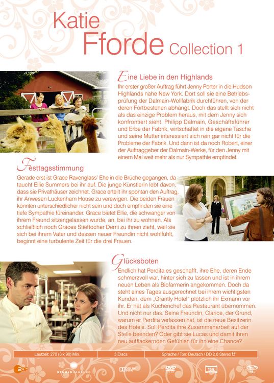 Produktbild: Katie Fforde - Collection 1 [3 DVDs im Schuber]