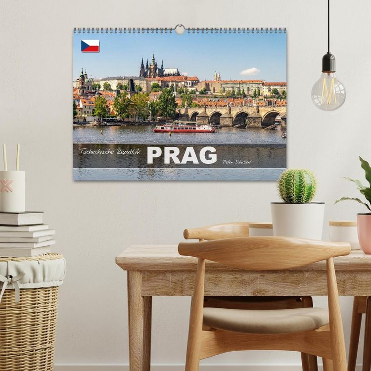 Produktbild: Tschechische Republik - Prag (Wandkalender 2026 DIN A3 quer), CALVENDO Monatskalender