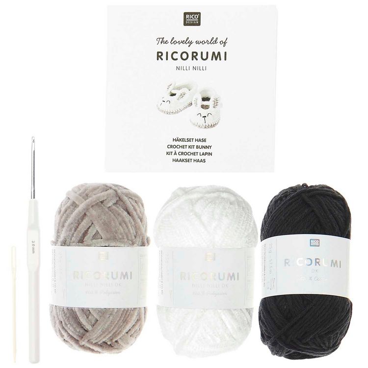 Produktbild: Ricorumi H&auml;kelset "Baby Booties" Hase