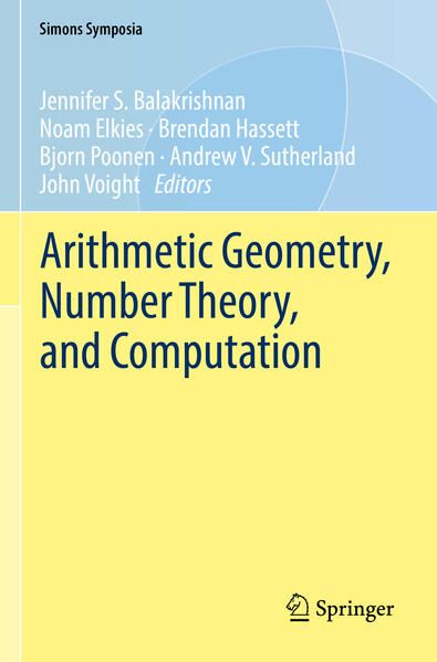 Produktbild: Arithmetic Geometry, Number Theory, and Computation