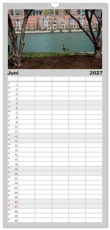 Produktbild: Familienplaner 2027 - beeindruckendes Chicago mit 5 Spalten (Wandkalender, 21 x 45 cm) CALVENDO