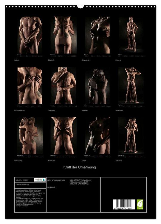 Produktbild: Kraft der Umarmung (hochwertiger Premium Wandkalender 2026 DIN A2 hoch), Kunstdruck in Hochglanz