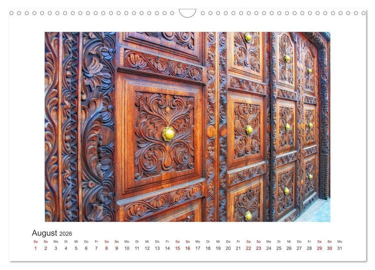 Produktbild: Stone Town - Impressionen (Wandkalender 2026 DIN A3 quer), CALVENDO Monatskalender