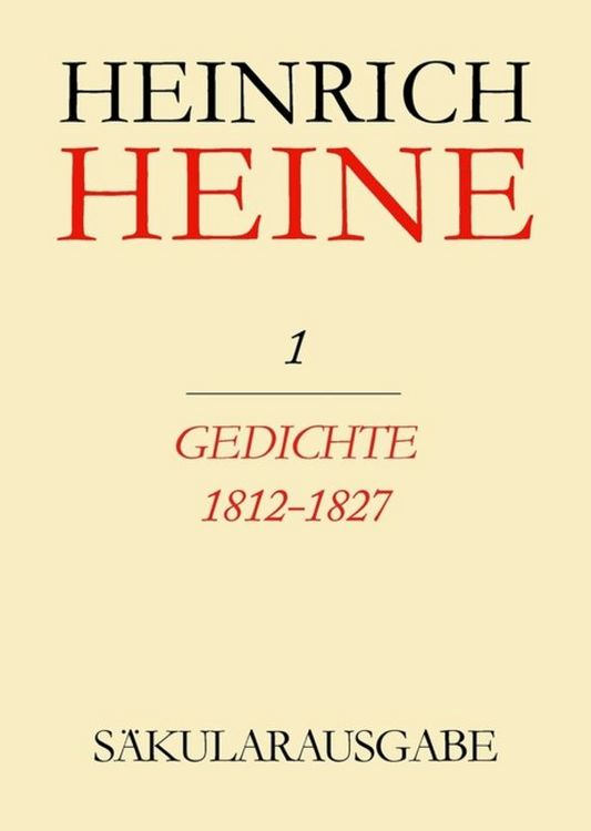 Produktbild: Gedichte 1812-1827
