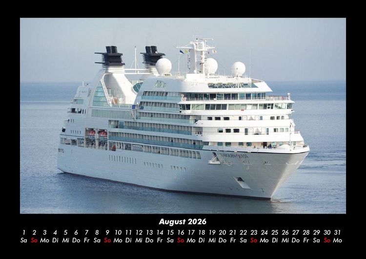 Produktbild: Boote und Segelschiffe 2026 Fotokalender DIN A3