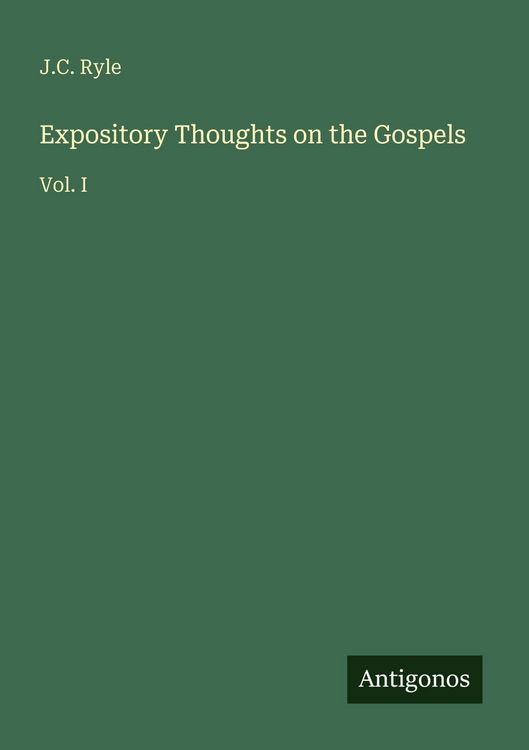 Produktbild: Expository Thoughts on the Gospels