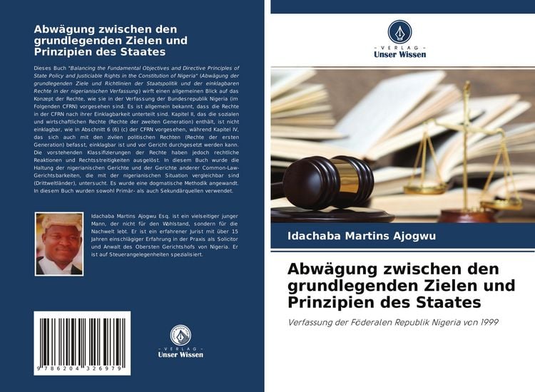 Produktbild: Abw&auml;gung zwischen den grundlegenden Zielen und Prinzipien des Staates
