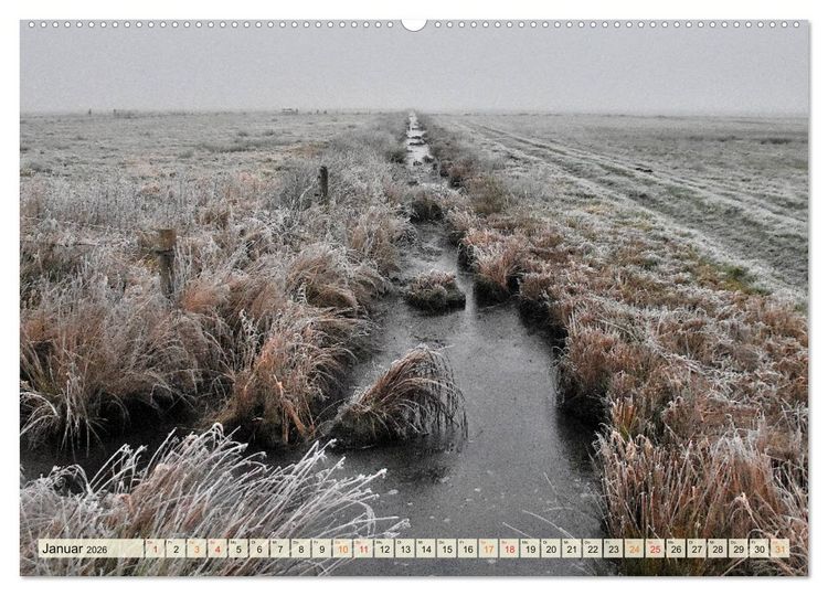 Produktbild: Landschaft an der W&uuml;mme (Wandkalender 2026 DIN A2 quer), CALVENDO Monatskalender