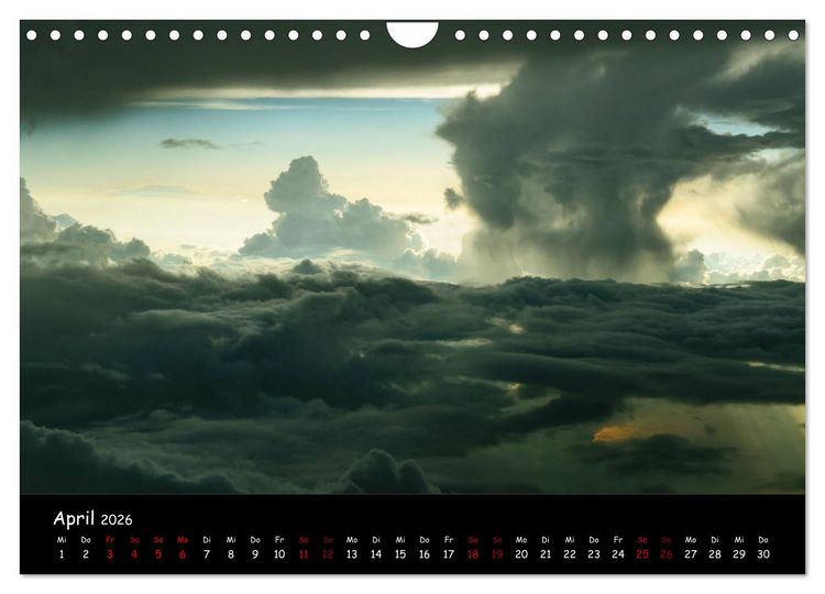 Produktbild: Wolkenwelten (Wandkalender 2026 DIN A4 quer), CALVENDO Monatskalender