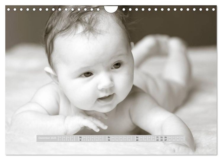Produktbild: ...so winzig - Babykalender (Wandkalender 2026 DIN A4 quer), CALVENDO Monatskalender