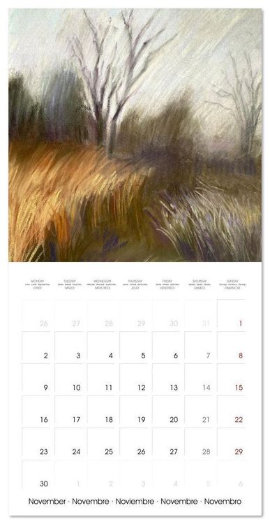 Produktbild: Impressions pastel (Calendrier mural carr&eacute; 2026 30x30 cm) Calendrier double avec une page pour vos prises de notes