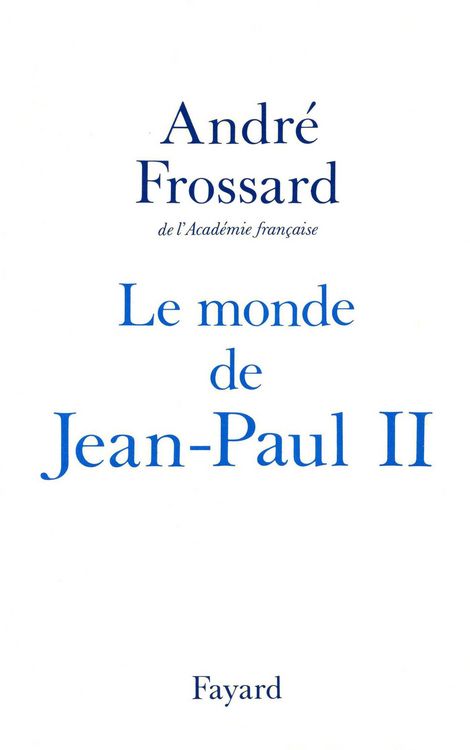 Produktbild: Le Monde de Jean-Paul II