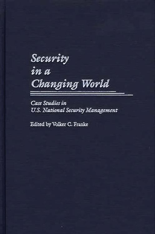Produktbild: Security in a Changing World