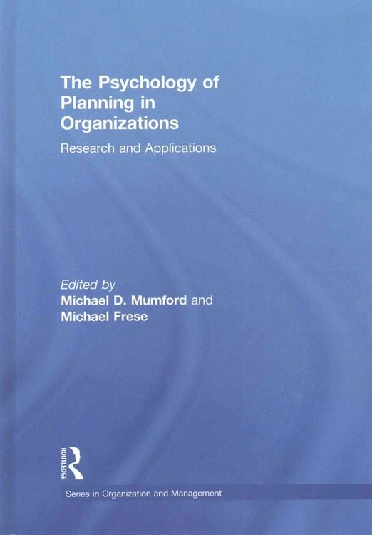 Produktbild: The Psychology of Planning in Organizations