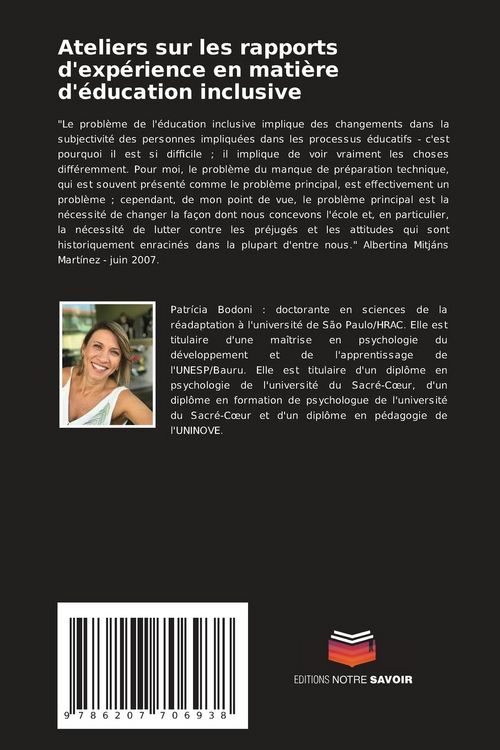 Produktbild: Ateliers sur les rapports d'exp&eacute;rience en mati&egrave;re d'&eacute;ducation inclusive