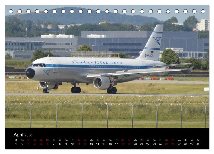 Produktbild: Im alten Glanz: Flugzeuge in Retro Livery (Tischkalender 2026 DIN A5 quer), CALVENDO Monatskalender