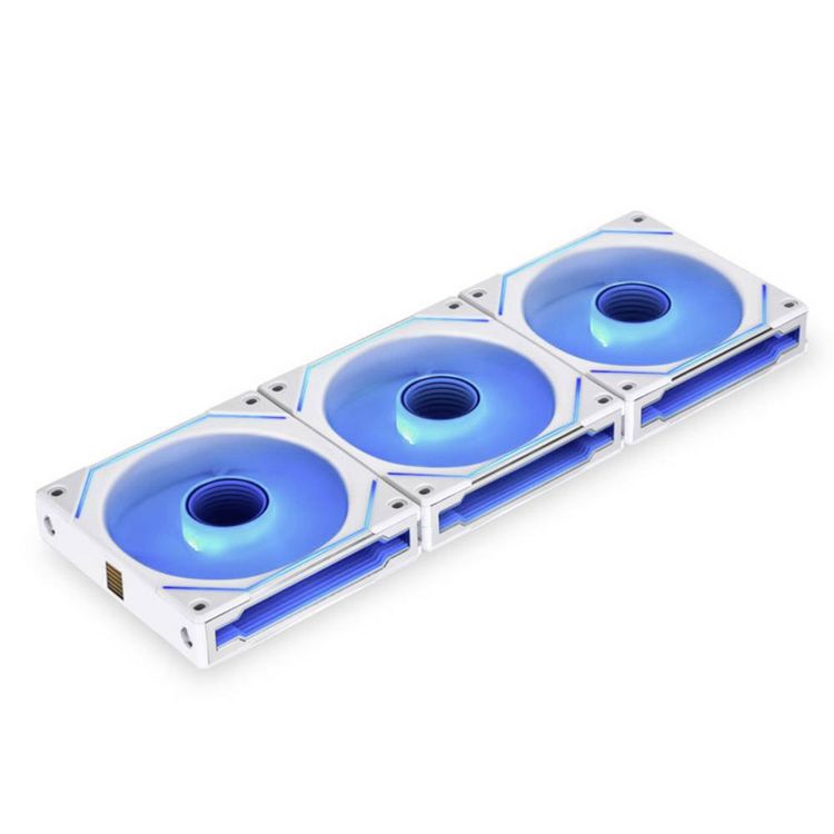 Produktbild: Lian Li Lian Li UNI FAN SL-INF 120 ARGB PWM L&uuml;fter, 3er Pack inkl. Controller - 120mm, w PC-Geh&auml;use-L&uuml;fter Wei&szlig; (B x H x T) 120 x 122 x 25 mm