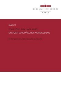 Produktbild: Grenzen europ&auml;ischer Normgebung