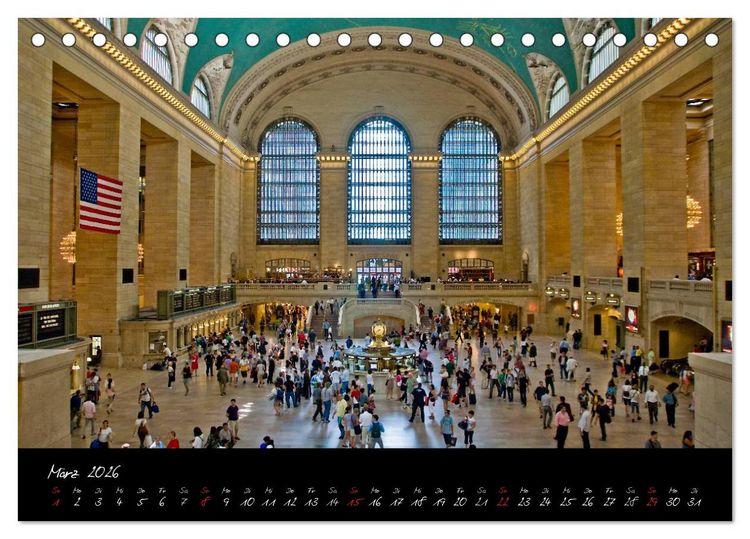 Produktbild: Ansichten einer Stadt: New York (Tischkalender 2026 DIN A5 quer), CALVENDO Monatskalender
