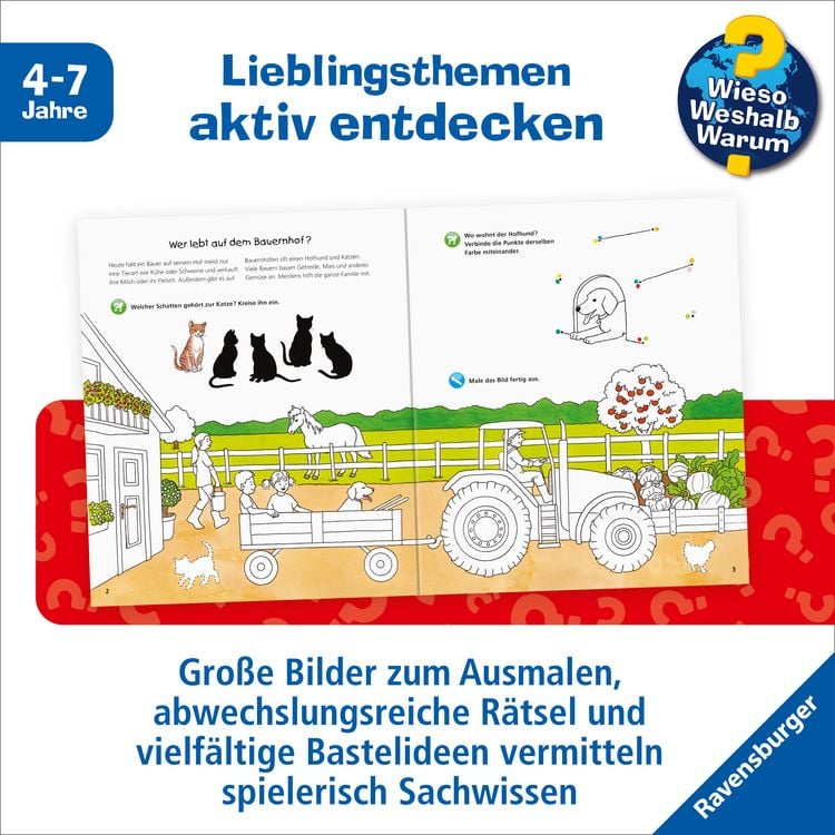 Produktbild: Wieso? Weshalb? Warum? aktiv-Heft - Bauernhof