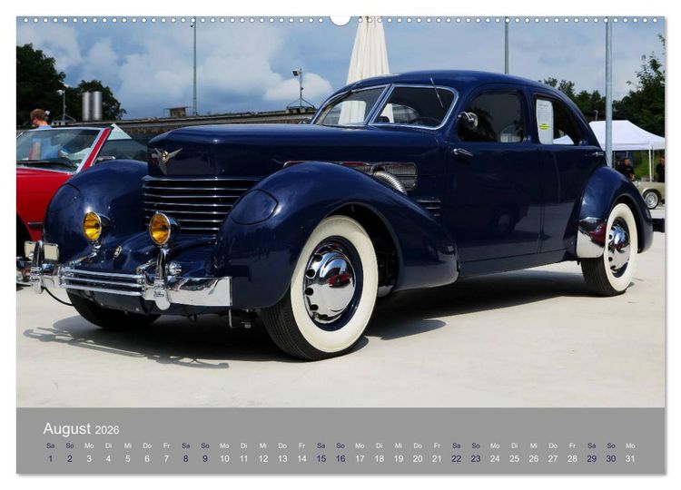 Produktbild: US-Strassenkreuzer (Wandkalender 2026 DIN A2 quer), CALVENDO Monatskalender