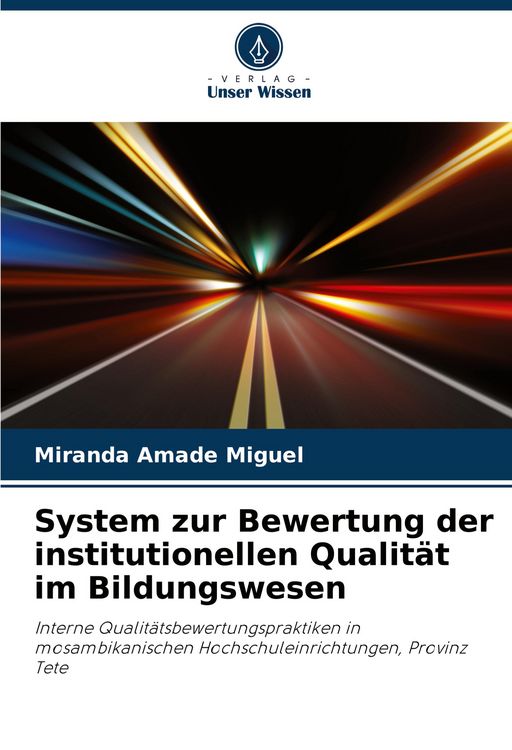 Produktbild: System zur Bewertung der institutionellen Qualit&auml;t im Bildungswesen