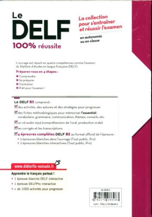 Le DELF B2 - Buch mit MP3-CD: Livre B2 & CD MP3 : Amazon.com