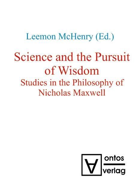 Produktbild: Science and the Pursuit of Wisdom