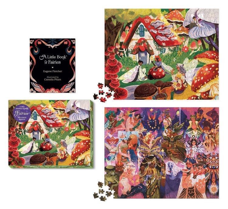 Produktbild: Fairies 2-In-1 Double-Sided 500-Piece Puzzle