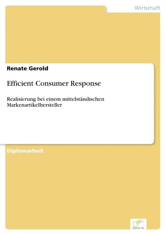 Produktbild: Efficient Consumer Response
