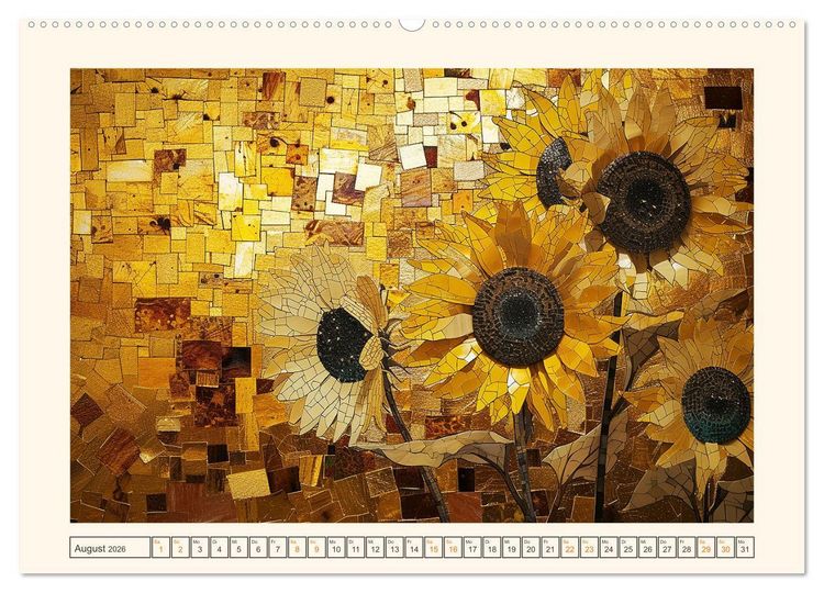 Produktbild: Mosaike (hochwertiger Premium Wandkalender 2026 DIN A2 quer), Kunstdruck in Hochglanz