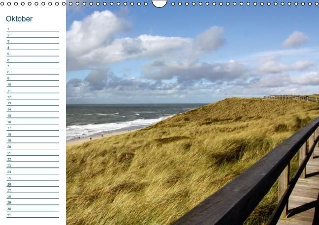 Produktbild: Sylt - Best&auml;ndige Sehnsucht (Wandkalender immerw&auml;hrend DIN A3 quer)