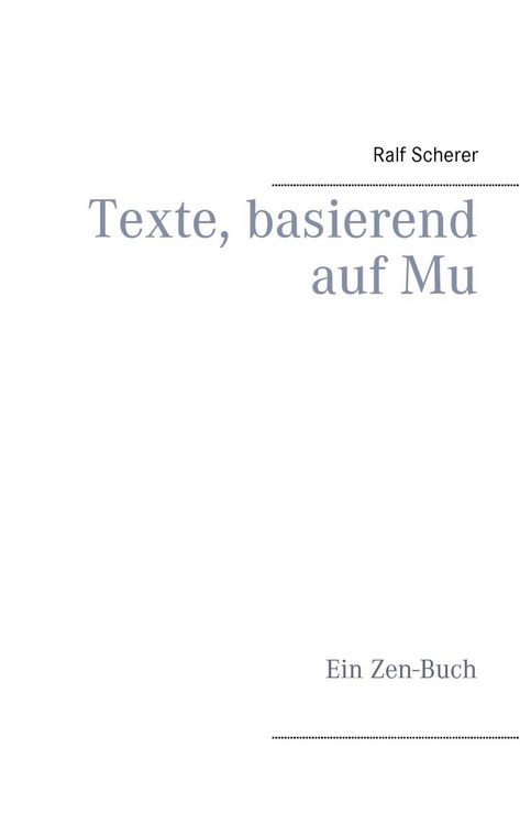 Produktbild: Texte, basierend auf Mu