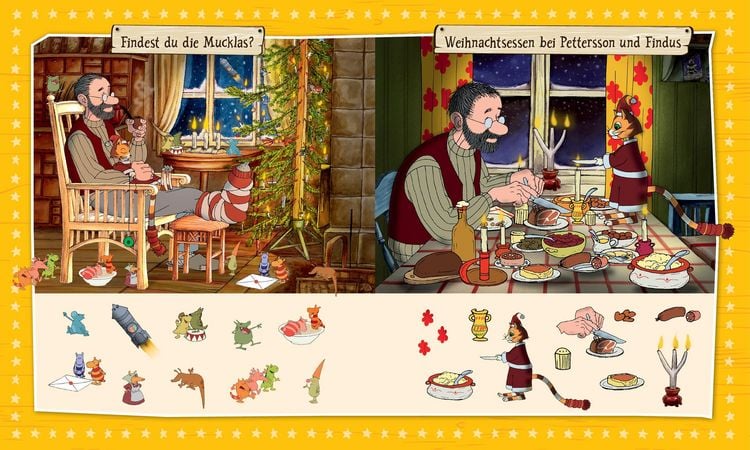 Produktbild: Wimmeliges Weihnachtsfest mit Pettersson und Findus