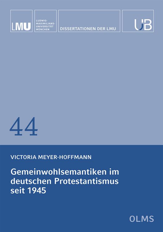 Produktbild: Gemeinwohlsemantiken im deutschen Protestantismus seit 1945