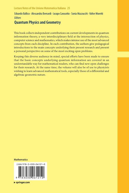 Produktbild: Quantum Physics and Geometry