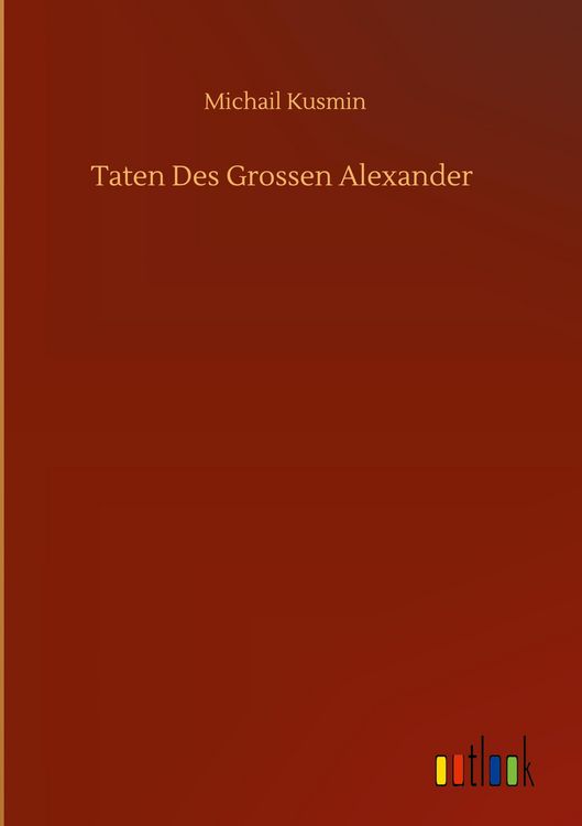 Produktbild: Taten Des Grossen Alexander