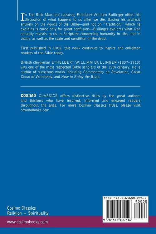 Produktbild: The Rich Man and Lazarus