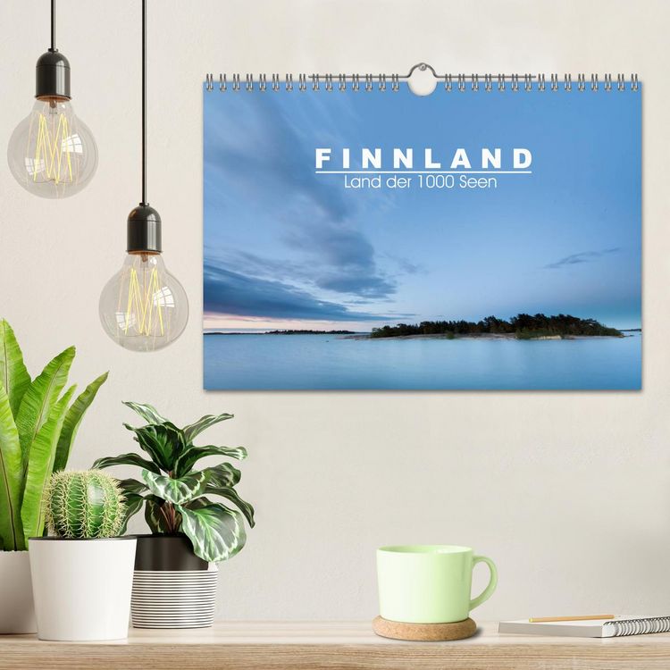 Produktbild: Finnland: Land der 1000 Seen (Wandkalender 2026 DIN A4 quer), CALVENDO Monatskalender