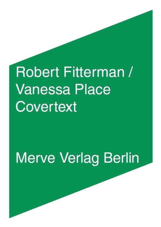 Bild vom Artikel Covertext vom Autor Robert Fitterman